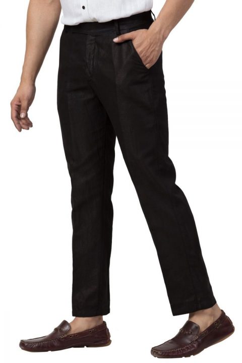 Hemp Slacks 100% Hemp Pants Jetted Pockets Abbigliamento Abbigliamento uomo Pantaloni High-waist pants for men Black Hemp Trousers Hemp Men's Fashion Groom’s Pants Pants Suit 