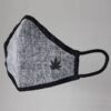 Kaali - Double Layer Pure Hemp Face Cover GSM - 300 Black