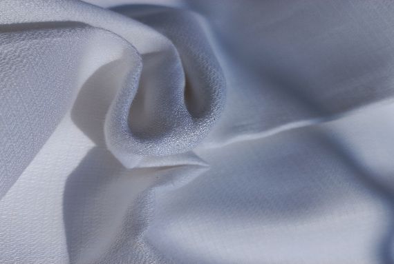 Bharti Hemp/Linen/Lyocell Blend Fabric 140-145 GSM 58 Inches White Dobby Weave SKU FW093