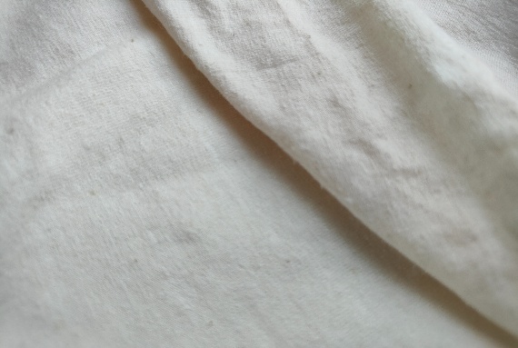 Tanuja 55% Hemp 40% Cotton 5% Spandex Knit Fabric GSM 190 WHITE/RFD Width 66 inches Plain Weave SKU FK013
