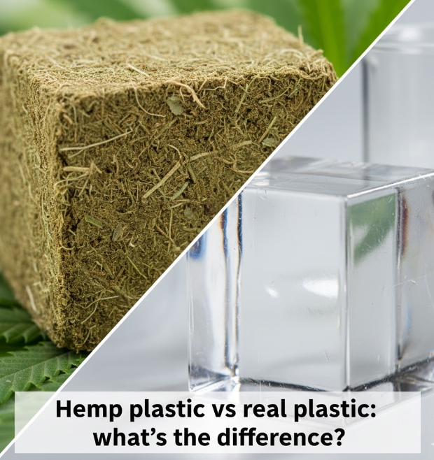 Hemp plastic vs real plastic: what's the difference?