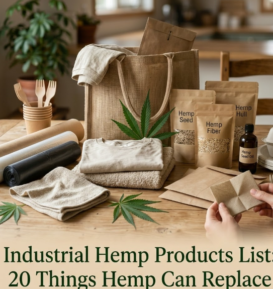 Industrial Hemp Products List: 20 Things Hemp Can Replace